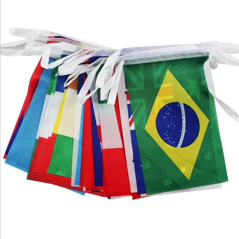 

8# String flag 100 countries around the world nations flag small flag , European Cup bar olympic games hanging flags