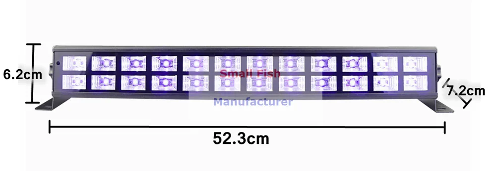 24X 3W дискотечные огни УФ-фиолетовые черные фонари Dj фонари par светодиодный светильник для вечерние, Свадебные мероприятия освещение сценический лазерный проектор