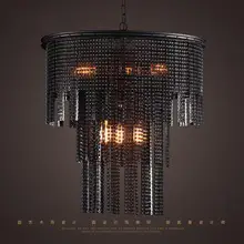 Edison Loft Style Bicycle Chain Droplight Industrial Vintage Pendant Lamp For Dining Room Bar Hanging Light Home Lighting