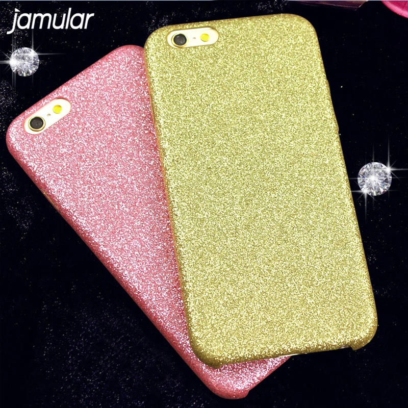  JAMULAR Bling Glitter Leder Telefonkasten Für iphone X 5 SE 5 s tasche Schutz Phone Cover Für iphon