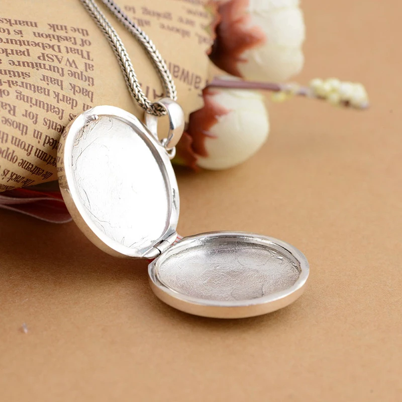 FNJ-925-Silver-Round-Pendant-Gawu-Box-100-Pure-S925-Solid-Thai-Silver-Pendants-for-Women (2)