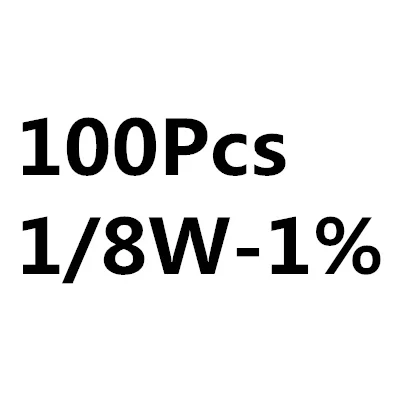 1 Вт/8 Вт 1/4W 1/2W 1 Вт 2 3W 5 Вт 1% 5% Цвет кольцо резистора 0.68R 6.8R 68R 680R 6,8 K 68K 680K 6,8 M Ом - Объем: (100Pc) 0.125W-1-