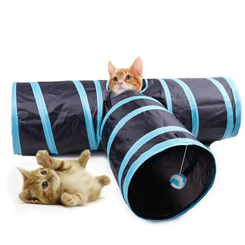 

Waterproof Tunnel Toy, Pets Cat Crawl Tunnel Indoor Foldable Toy Tube Cat Tunnel Toy,for Cats Puppy Bunny