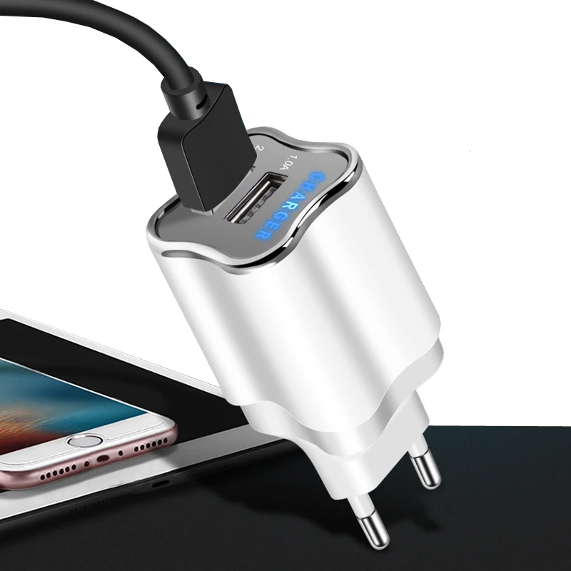 

Multiple USB Charger EU/US Mobile Phone Power Adapter Tablet Flat Fast Charging USB Cable for Redmi 5 4 3 iPhone 8 plus Chargers