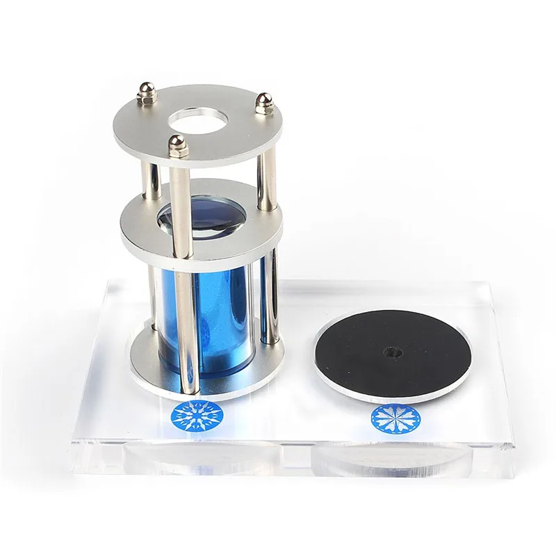 free shippin gemstone crystal loupe for cutting with stand,Hearts and