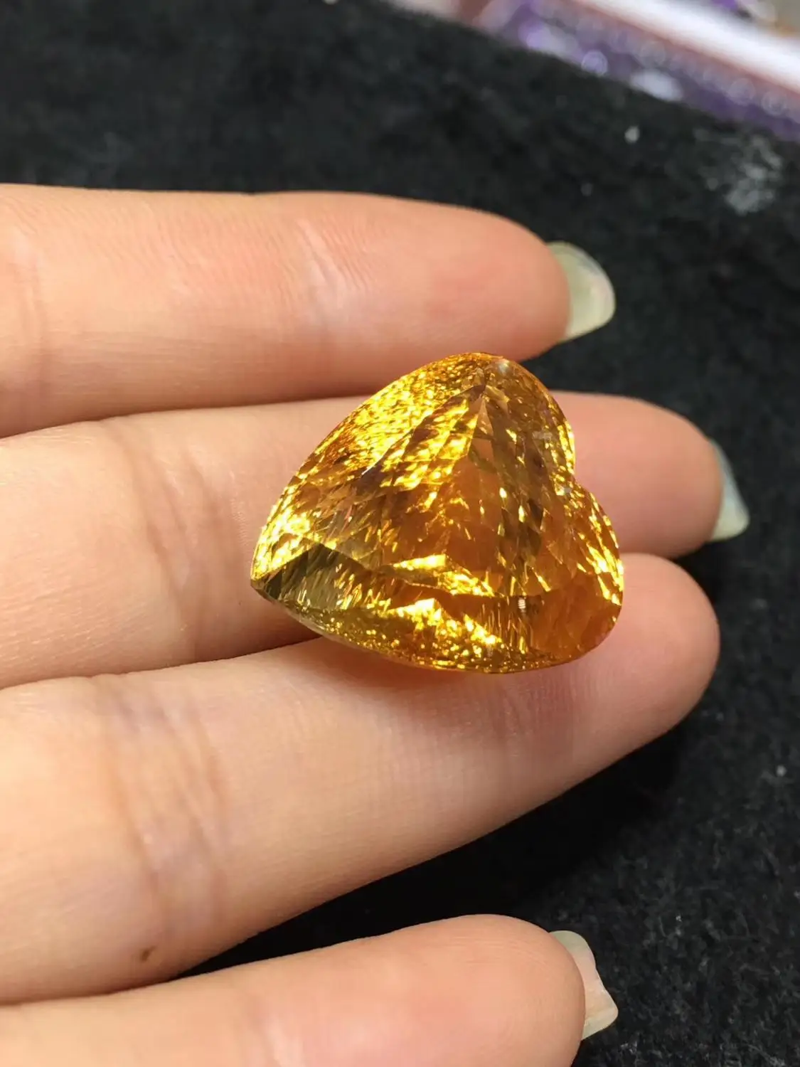 

Citrine Gemstone 100% Natural Citrine Brazil Origin Faced Loose Gemstones 23.5ct Loose Stones for Jewelry Making