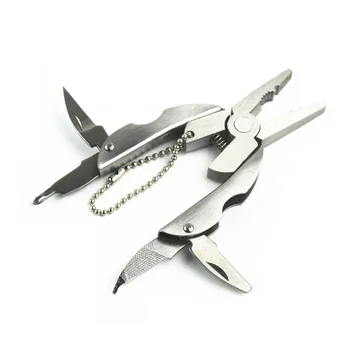 

Multi - Function Mini Folding Tool Clamp With Tool Screwdriver Key Chain Tool Set Field Camping Tools Kit ferramentas