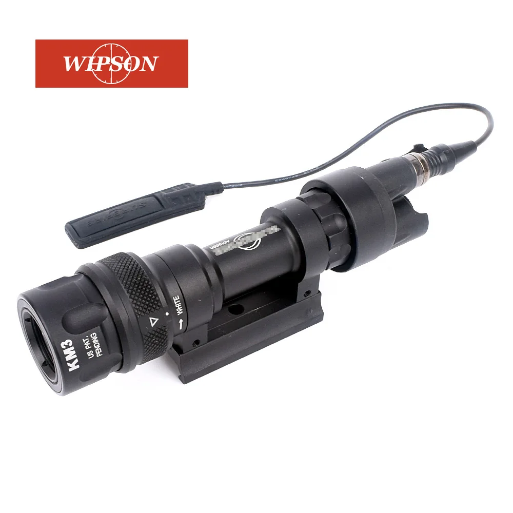 WIPSON Airsoft M952V Scout Light QD Mount Tactical LED Flashlight Paintball Hunting Rifle Weapon Light