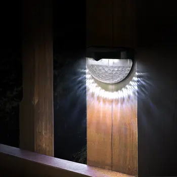 

Hot sale 6 LED Wall Light Fence Light LED Solar Light Outdoor Waterproof Garden Lamp 1 pcs