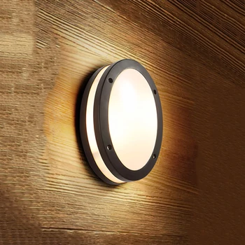 

Outdoor Waterproof Wall Lamp Nordic Modern Simple Aisle Balcony Wall Lamp Restaurant Hotel Terrace Door Courtyard Light