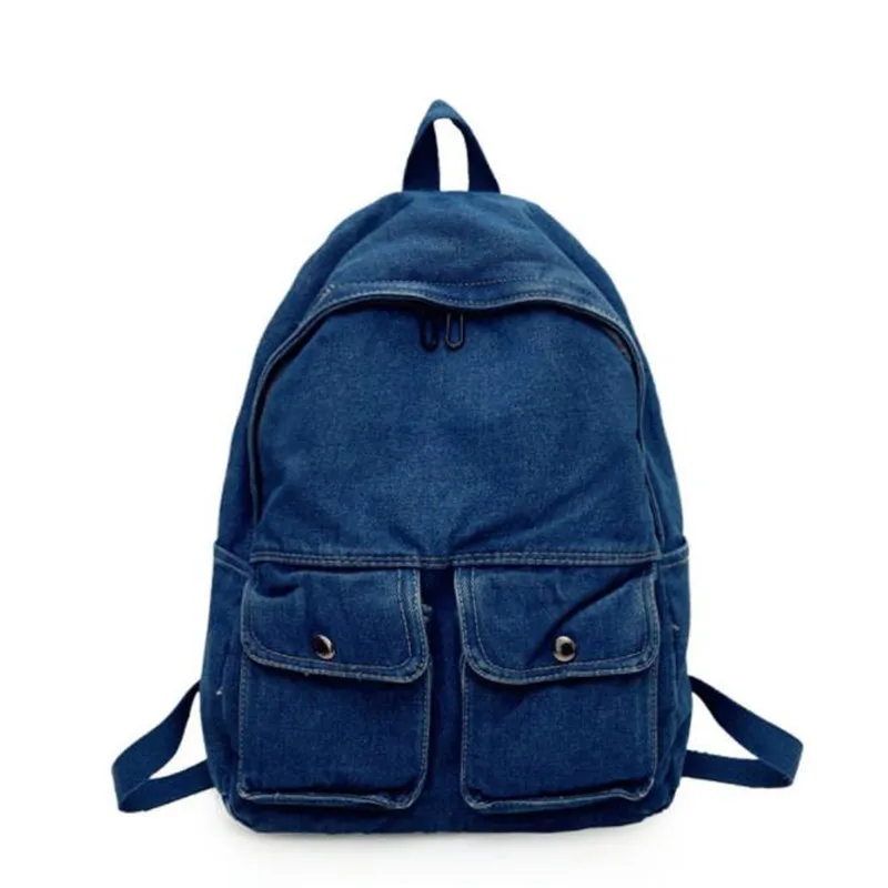 Meloke новые женские джинсовые рюкзаки для путешествий винтажные стильные школьные сумки для старшеклассников повседневный рюкзак для отдыха M46 - Цвет: 4