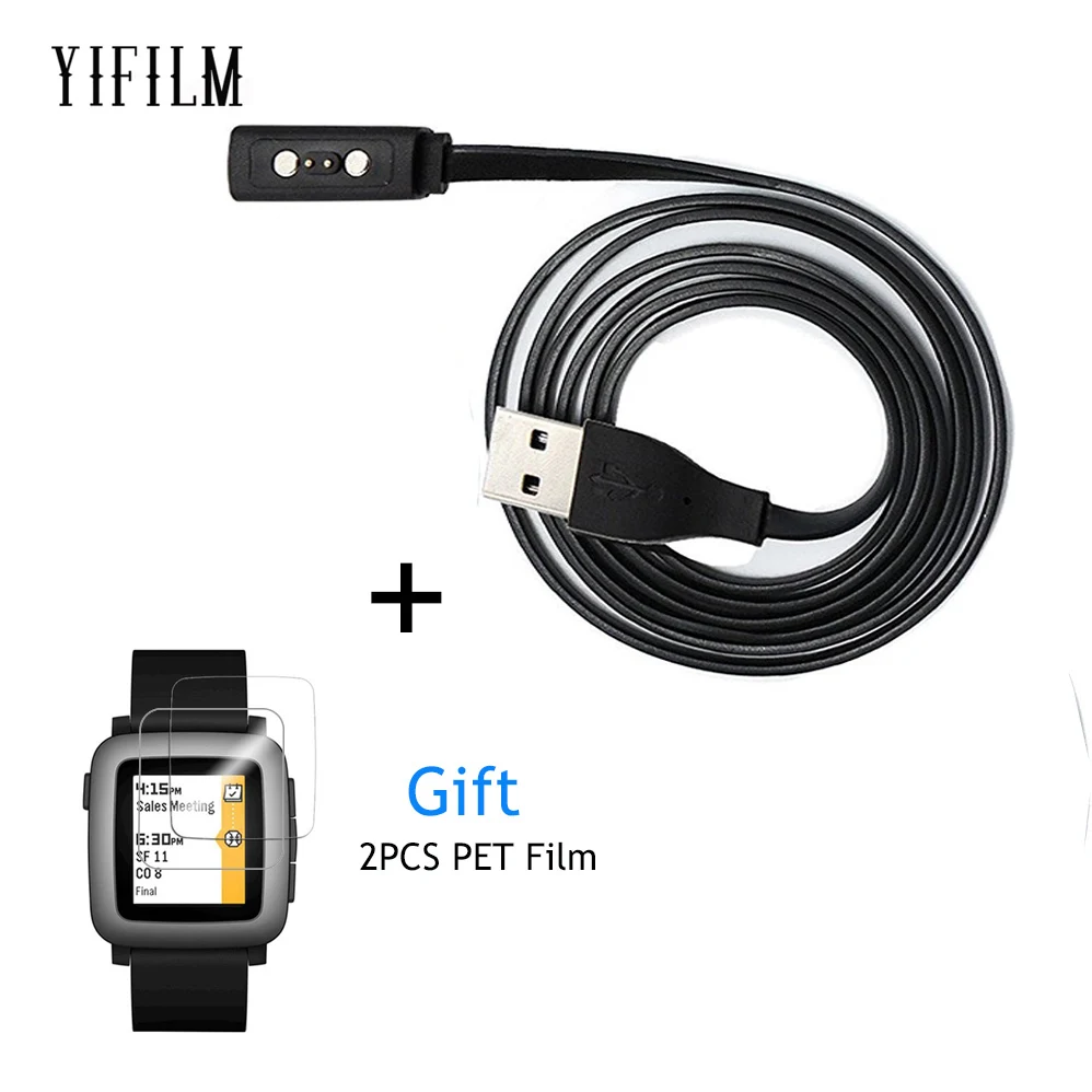 

Desktop Smartwatch Charger for Pebble Round Time 3 Charger Replacement Cradle charger Adapter for Pebble Time3 Shiled LCD Film