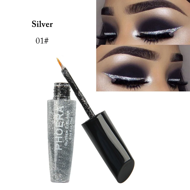 

Highlighter Liquid Eyeliner Colors Makeup set Professional Shiny Eye Liners Metallic Colorful Glitter Waterproof Cosmetic TSLM2
