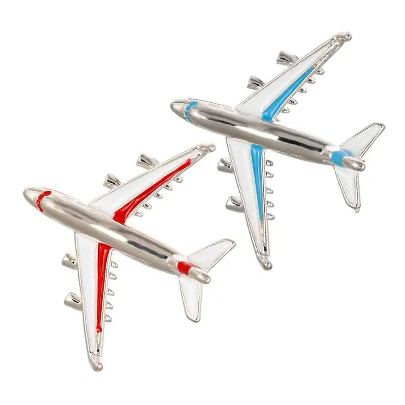 

1Pc Cool Funny Airplane Brooch Pins Plane Corsage Cartoon Brooches For Women Costumes Aircraft Brooch Jewelery Accessory