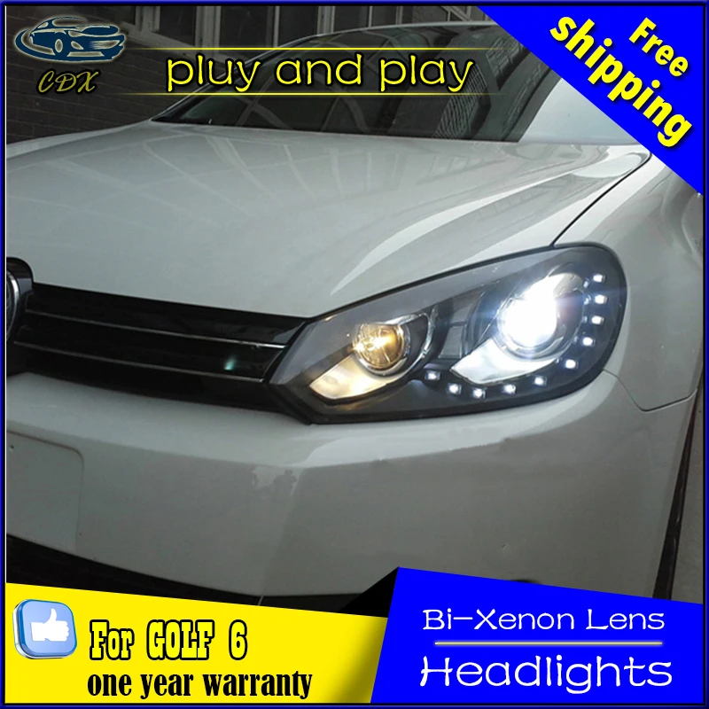 CDX Car Styling for VW Golf 6 Headlights Volks Wagen Golf Mk6 LED