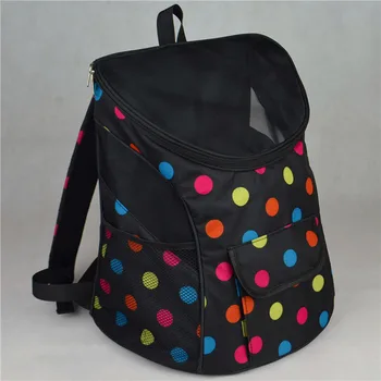 

New Pet Backpack Dog Bags Dog Carrier Pet Dog Front Bag Big Dog Portable Travel Bag Mesh Backpack Head out Double Shoulder Bag