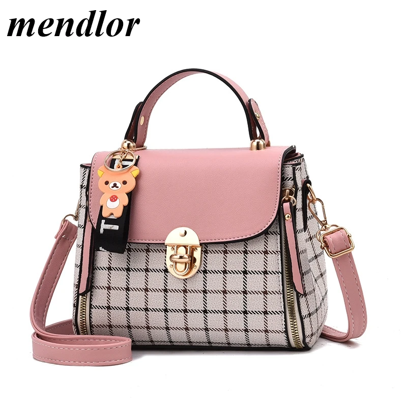 

2019 Fashion Girls Handbags for Women Commuter Package PU Patchwork Soft Female Totes Top-Handle Bags Luxury Women Bags Designer