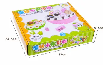 

Wooden Cake Fruit Model Building Balanced block Kids Toy Fruit string beads series learning education baby toy Kids' Floor Games