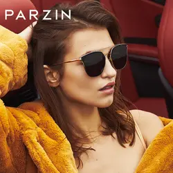 PARZIN Модные женские солнцезащитные очки розового цвета наивысшего качества с зеркальным покрытием негабаритных солнцезащитных очков для