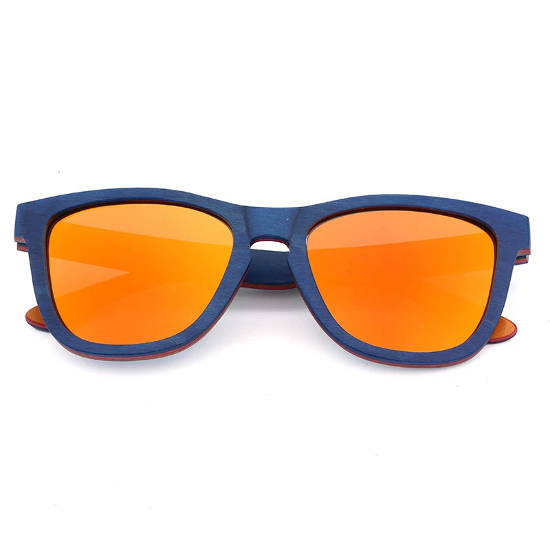 BerWer деревянные солнцезащитные очки для женщин женские деревянные очки винтажные Поляризованные скейтборд деревянные солнцезащитные очки для мужчин oculos de sol feminino