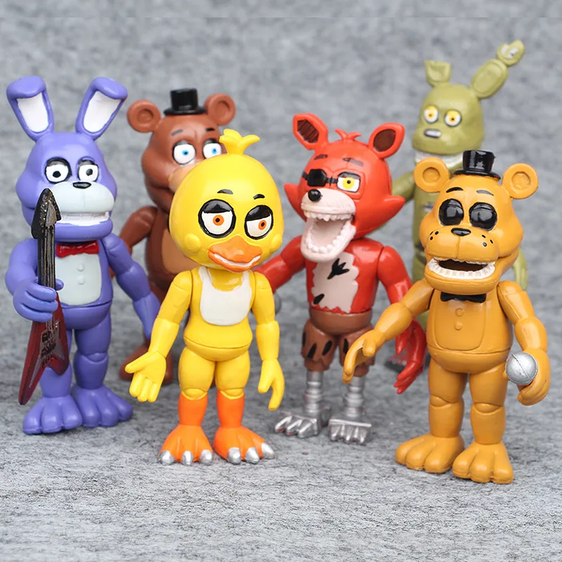 Экшн фигурки из аниме пять ночей у Фредди ПВХ FNAF Фокси фазбер кукла игрушки