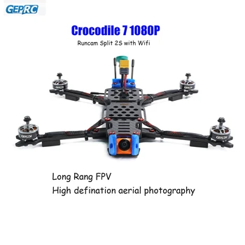 

GEPRC Crocodile LC7 1080P Long Range FPV Drone 7inch 315mm Wheelbase with Runcam Split 2S for FPV Aerial Photograph 6S Battery
