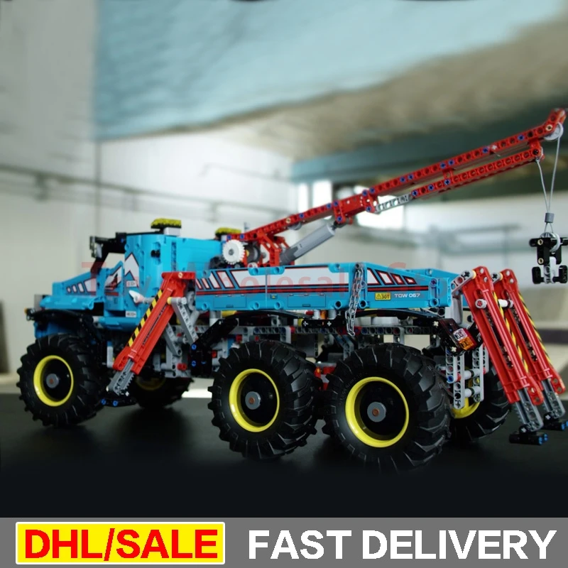 

IN Stock Lepin 20056 Technic Kits The Ultimate All Terrain 6X6 Remote Control Truck Set Building Blocks Bricks Toy Clone 42070