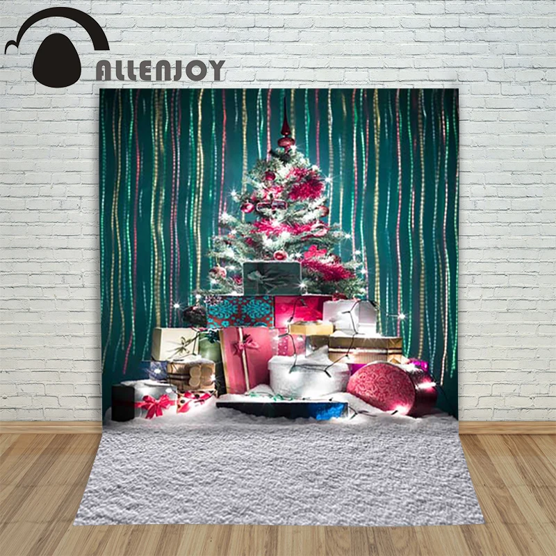 

Background photography studio Christmas Carpet xmas Tree Gift Lights background for photo shoots studio camera new year lovely