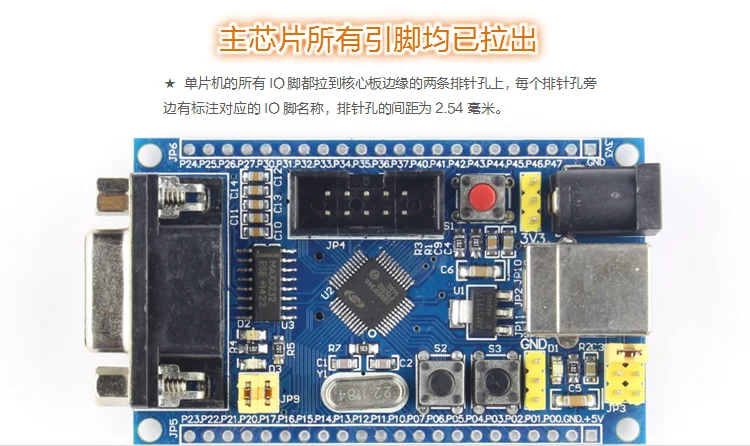 C8051F340 Core доска 51 MCU USB развития обучения доска Минимальная Системы SD Card Reader U диск HID