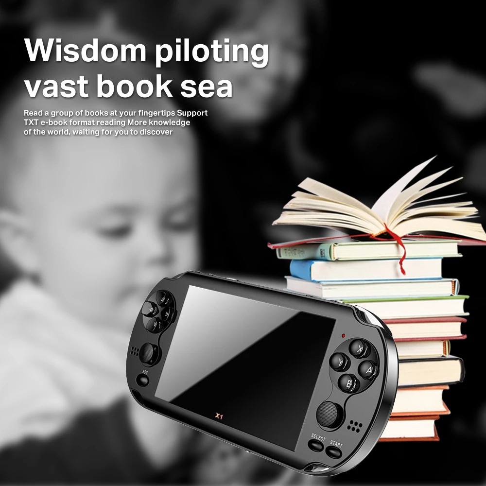 MPS game console Dual Rocker control 4GB/8GB 4.3inch Screen Children Classic Handheld Digital Screen Video Game Console For Kid