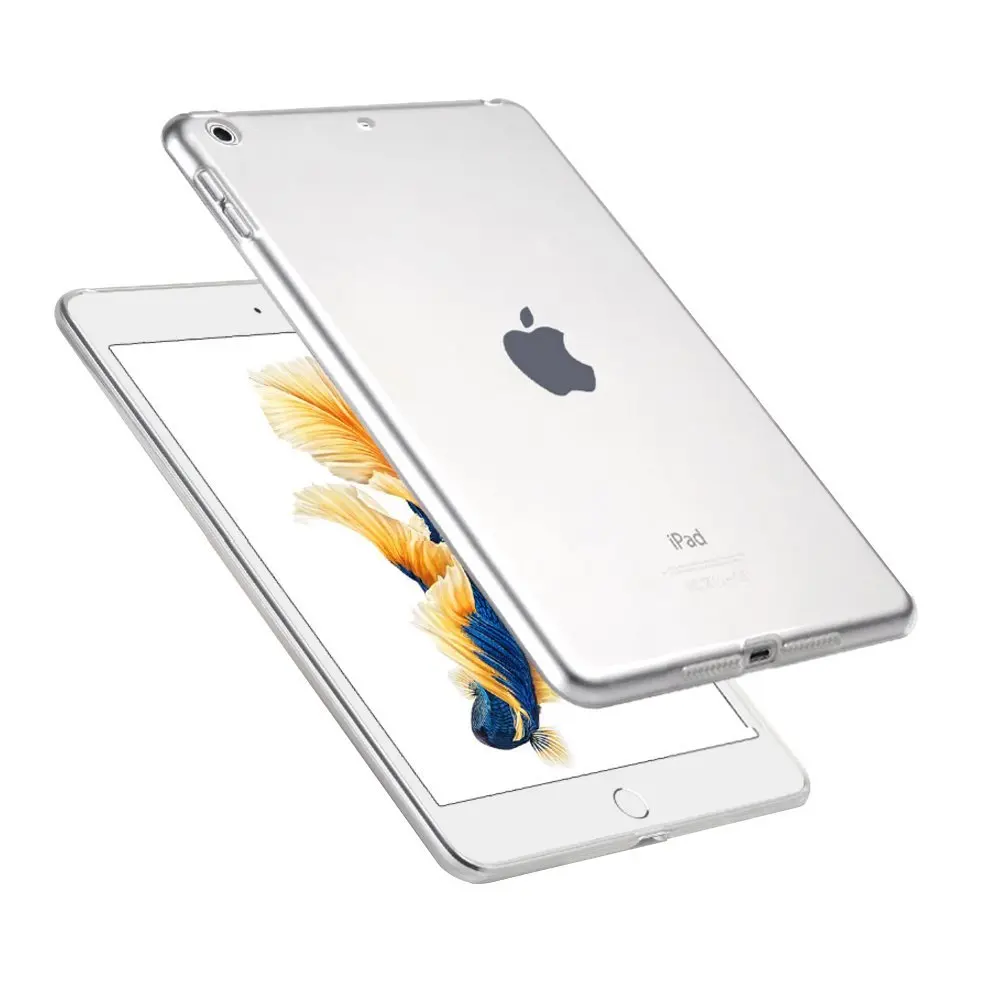 Ультратонкий прозрачный защитный чехол для iPad Mini 4 гибкий мягкий противоударный