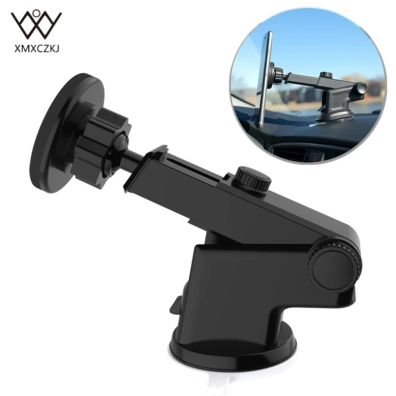 

XMXCZKJ Universal Magnetic Phone Holder Car Windshield Dashboard Mount Holder Suction Cup Stand for GPS Mobile phones Tablets