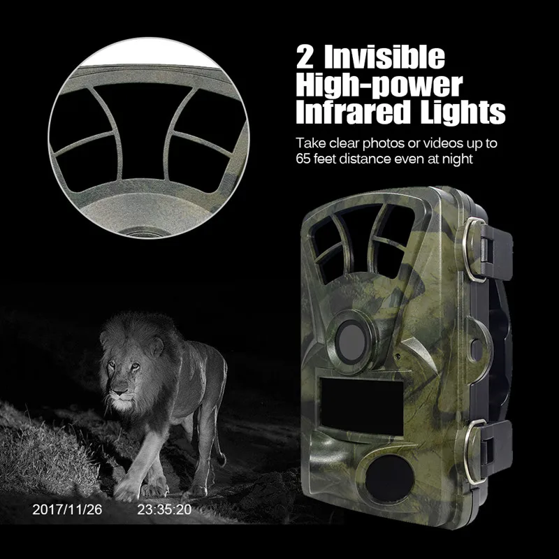 Hunting Trail Camera Photo Traps 12MP Infrared Night Vision Scout Guard Hunter Camera Chasse Foto Fast Trigger Hunting Cameras (14)