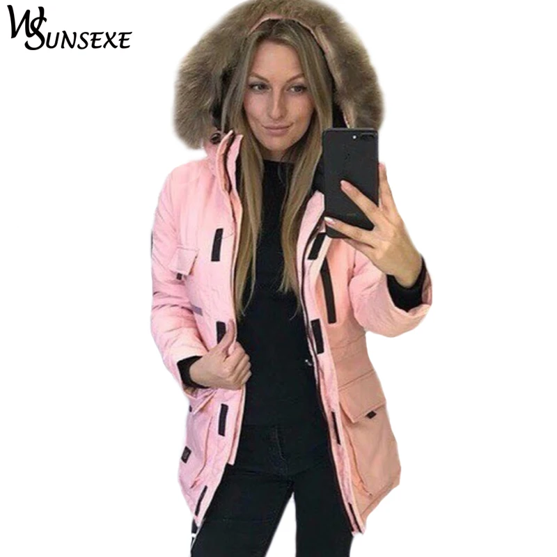 2018 Winter Jacket Coat Women Cotton Padded Outerwear Fashion Trendy Streetwear Zipper Warm