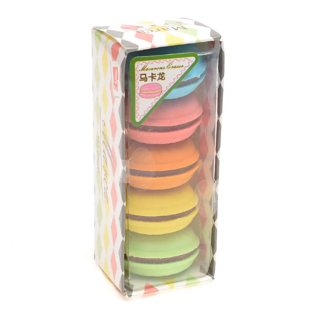 5 шт. милые Kawaii Красочные Резина для торта ластик творческий Макаронный ластик для подарок для детей и студентов Новинка пункт