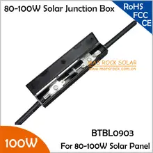 5 шт./лот PV распределительная коробка 80-100 Вт, подходит для 80-100 Вт Панели солнечные, водонепроницаемый, с 1 диод, MC4 Инструменты для наращивания волос, 90 см кабель
