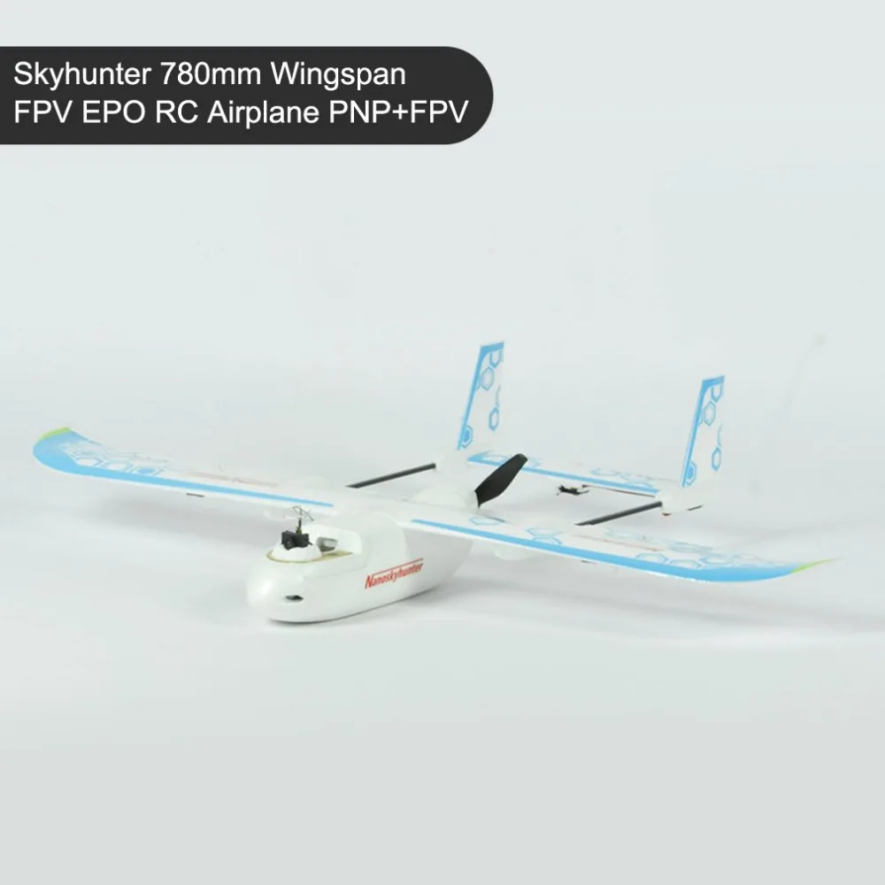 

Skyhunter 780mm Wingspan FPV EPO RC Airplane PNP AIO Camera & 5.8G 200mW Vtx Detachable Quick-Release Structure