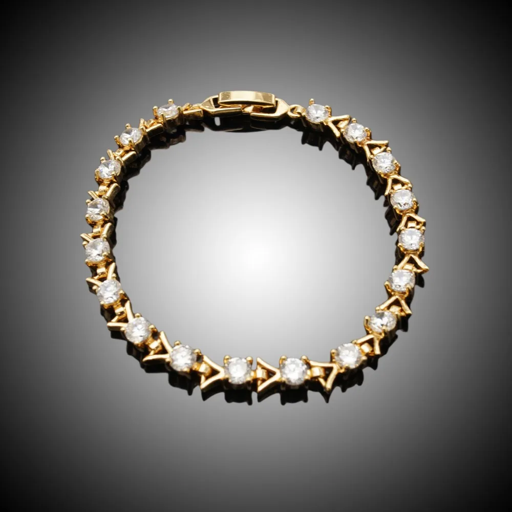 

YULAILI Free Shipping Novel Design Factory Customized Copper Charm Bracelet With Zircon For Women