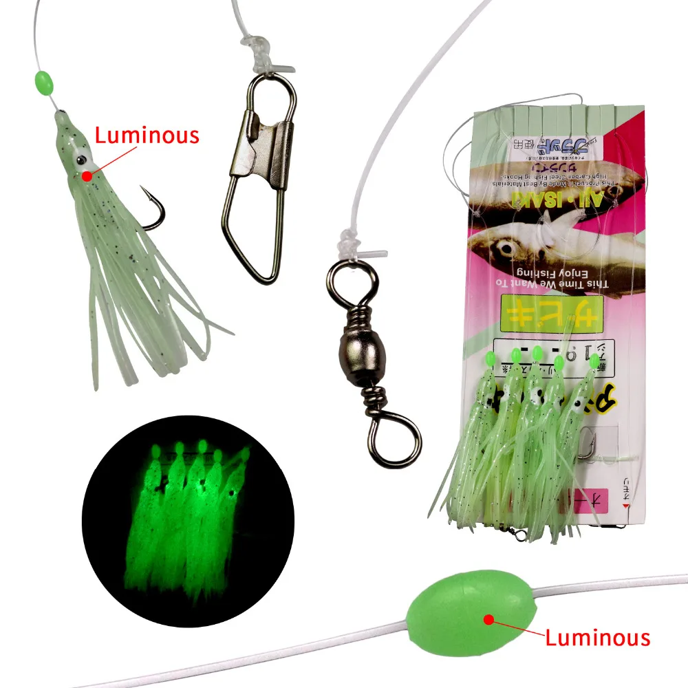 Thkfish Lot de 5 leurres de p/êche en Eau sal/ée avec app/âts deau Douce et buzzbait Spinnerbait