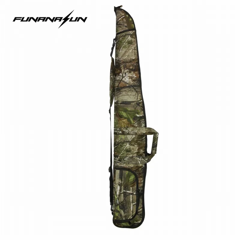 135cm Tactical 1200D Camouflage Gun Case Airsoft Hunting Soft Padded Rifle Gun Storage Bag Bionic Camo Backpack Small Size 