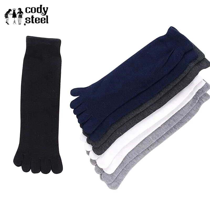 Cody Сталь носком человека Носки для девочек хлопок дезодорант палец Повседневное Носок Мода Человек эластичность носок мужской пять