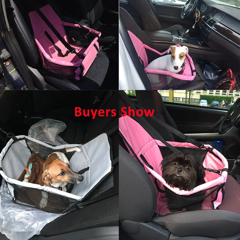 Preise Hund Korb Klapp Welpen Hund Bett Hängematte Wasserdicht Pet Matte Auto Sitz Abdeckung Hund Träger mit Traktion Schnalle cama para cachorro