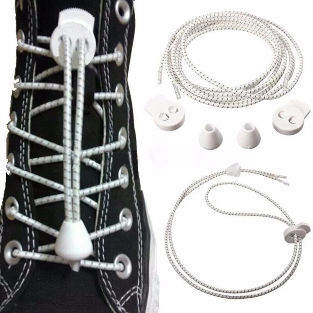 Спортивные Фитнес 3 цвета 3 мм * 100 см 1 пара эластичные шнурки замок шнурки шнурков работает/бег/Триатлон/