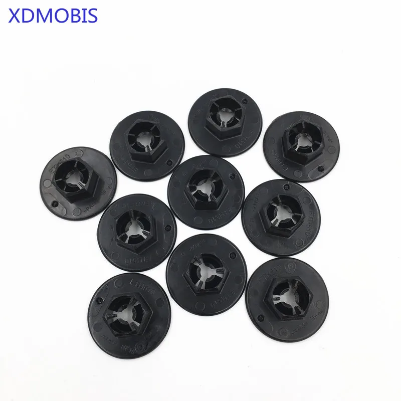 Для hyundai IX35 I20 I30 I40 morNing RIO 2017 для kia Soul Sedona Sorento Fender Liner Mud Guard NUT PLUG 84145 26000|Эмблемы| |