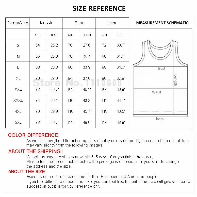 vest size