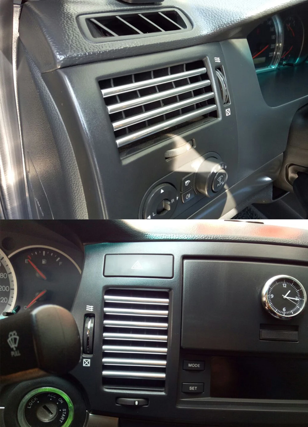 6 мм 3 м автомобильный Стайлинг хромированная формирующая полоса воздуха на выходе решетка дверная защитная накладка для Subaru Forester Outback Suzuki SX4 SWIFT
