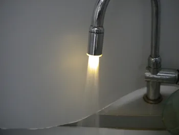 

10pcs X ABS chrome female and male both in one shape led light for tap / led faucet lamp