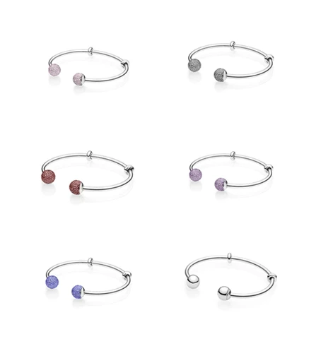 

SHINETUNG 1:1 S925 Sterling Silver Bracelet Charm Open Bracelet For Women's Fashion Jewelry