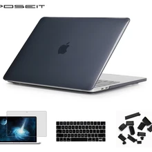 4в1 Кристальный Жесткий Чехол для ноутбука для Apple Macbook Pro retina 12 13 15 дюймов Сумка для ноутбука для Macbook Pro 13 15 с сенсорной панелью A2159