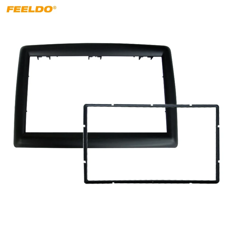 FEELDO автомобильный стерео CD DVD Радио фасции Панель рамка для Renault Megane 2009 2 Din Dash